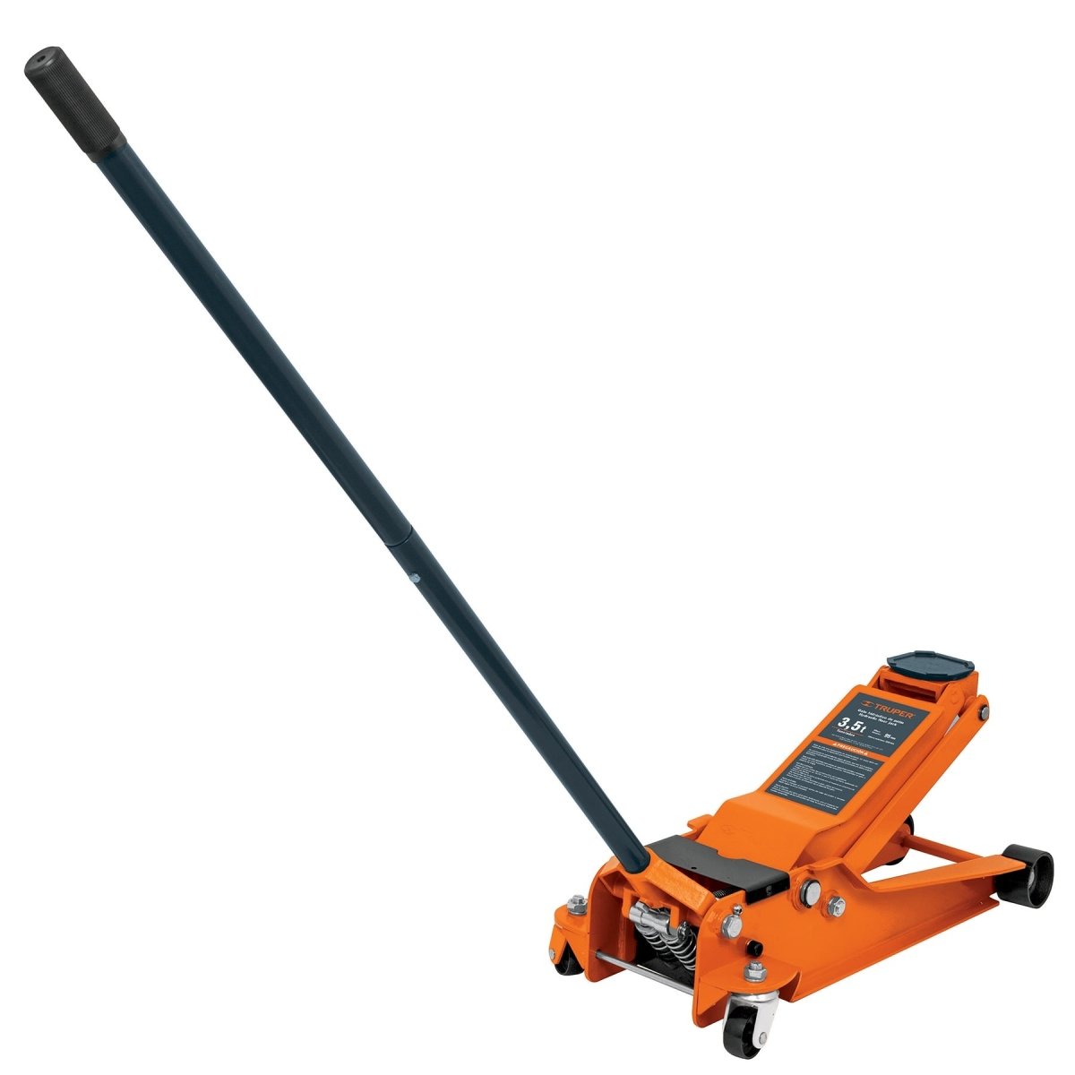 GATO HIDRAULICO 3.5TON PROFESIONAL DE PATIN ELEVACION 11 MOVIMIENTOS TRUPER - SUPERMIX