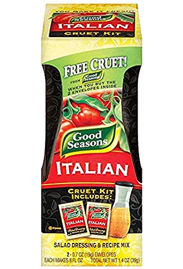 GD SEASON ITALIAN CRUET 2PK 1.4 OZ - SUPERMIX