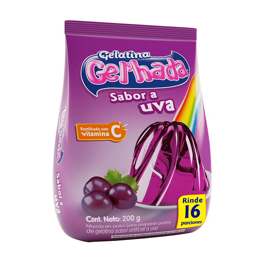 GEL HADAS STEVIA UVA 5 PORCIONES - SUPERMIX