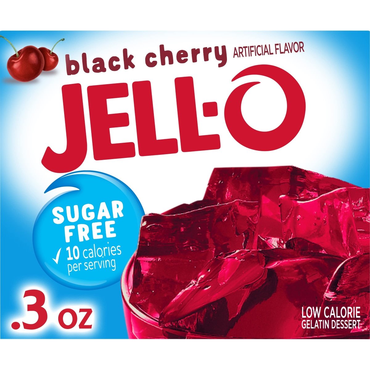 GELATINA CHERRY (SUGAR FREE) SUSTITUTO 3.5 OZ - SUPERMIX