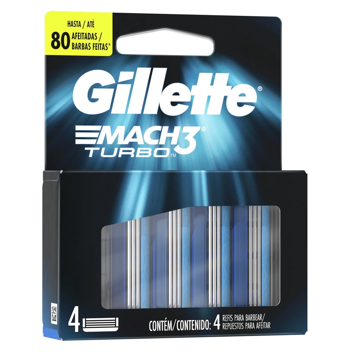 GILLETTE MACH TURBO REPUESTO 4 - SUPERMIX