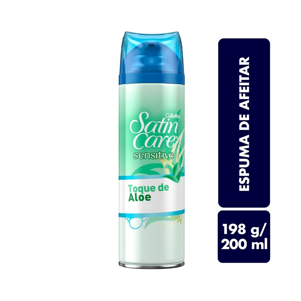 GILLETTE SATIN CARE GEL DE AFEITAR SENSITIVE 198 GRS - SUPERMIX
