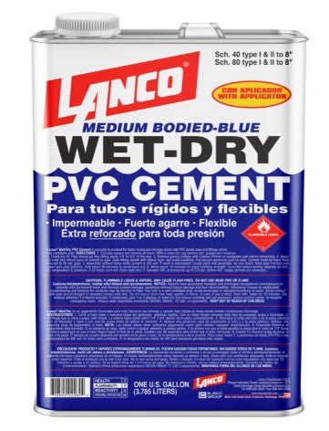 GL. CEMENTO PVC. AZUL. LANCO - SUPERMIX