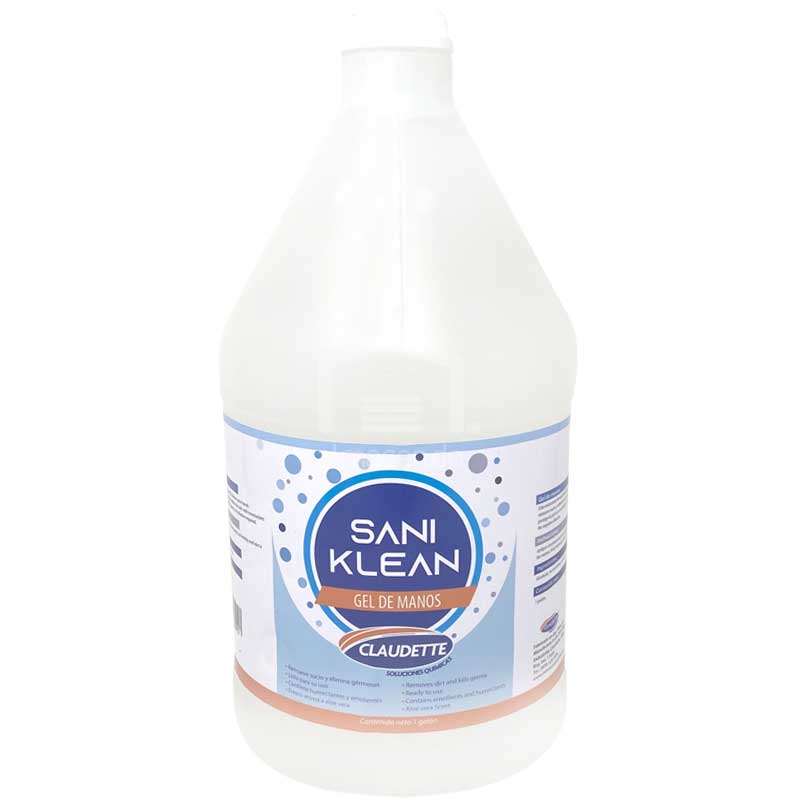 GL. GEL PARA MANOS ANTIBACTERIAL CLAUDETTE - SUPERMIX