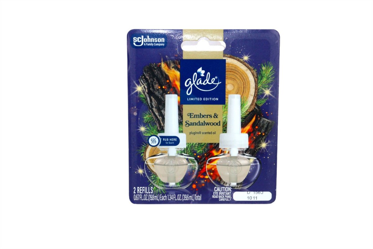 GLADE PISO 2 REFILLS EMBERS & SANDALWOOD 1.34OZ - SUPERMIX