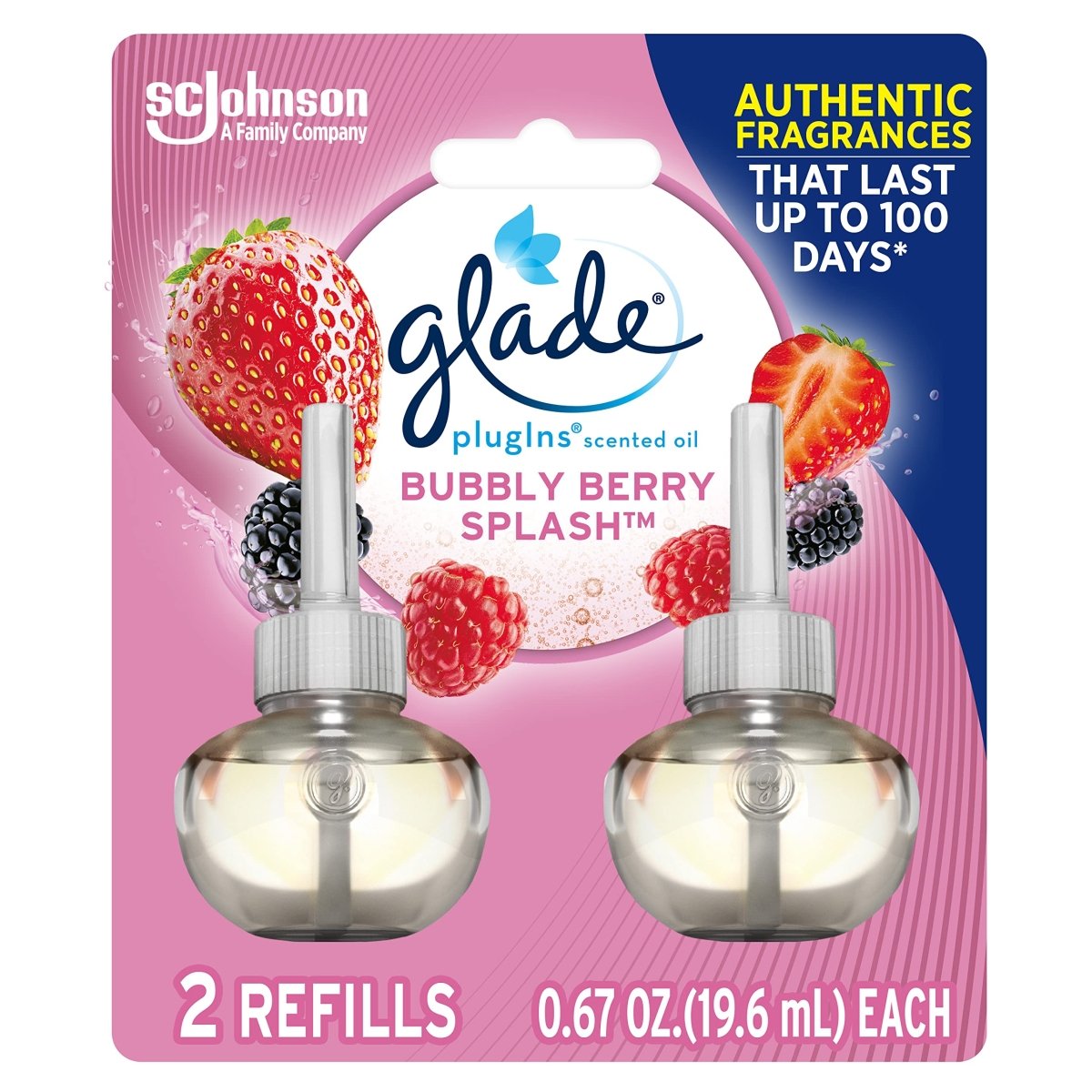 GLADE PISO BUBBLY BERRY SPLASH 2 REFILL - SUPERMIX