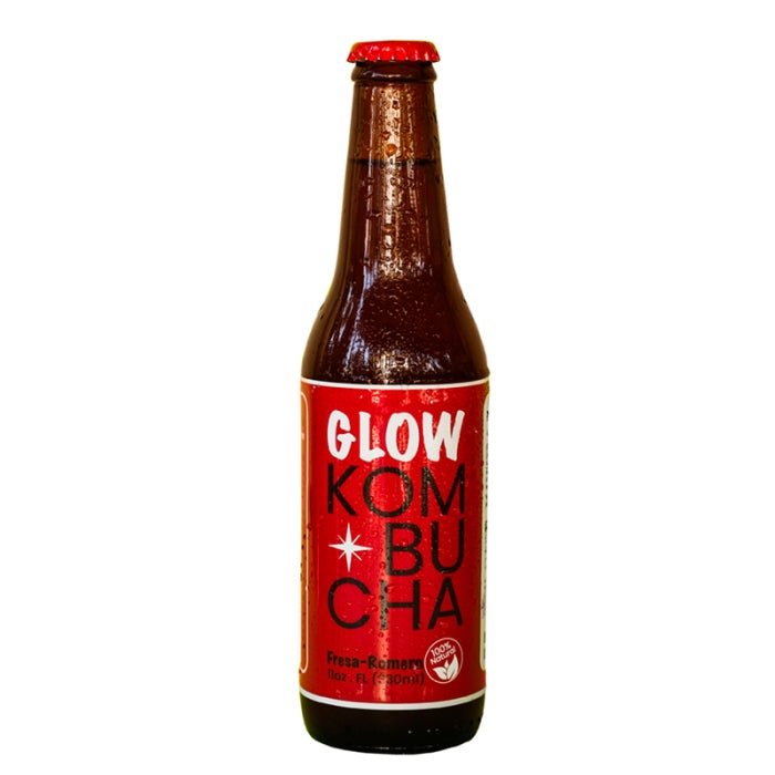 GLOW KOMBUCHA FRESA ROMERO 330 ML - SUPERMIX