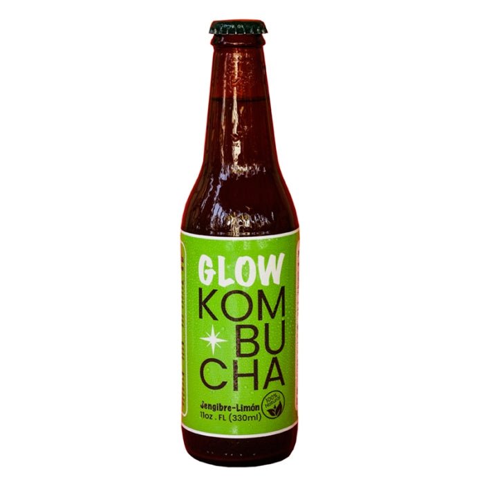 GLOW KOMBUCHA JENGIBRE LIMON 330 ML - SUPERMIX