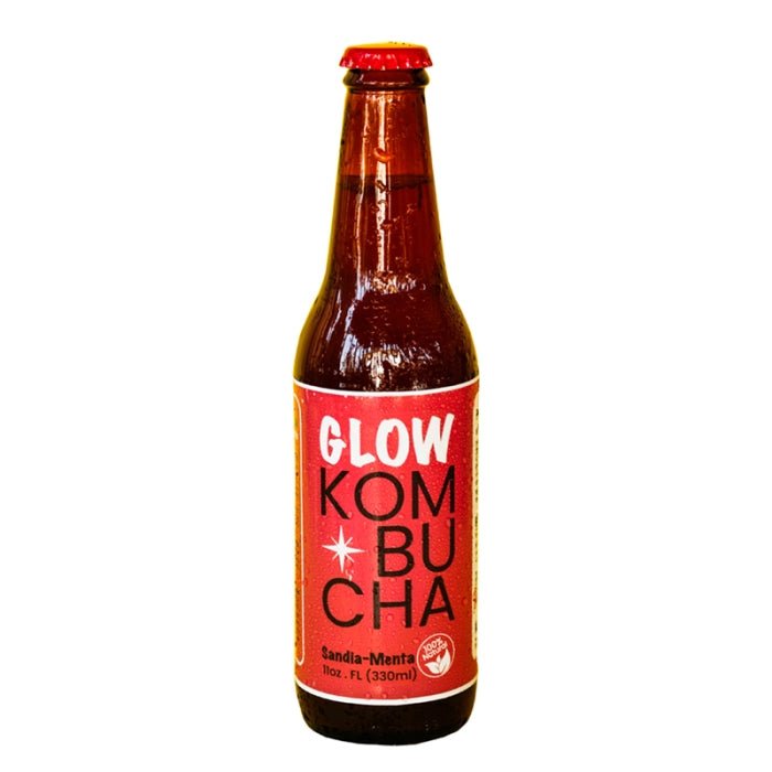 GLOW KOMBUCHA SANDIA MENTA 330 ML - SUPERMIX