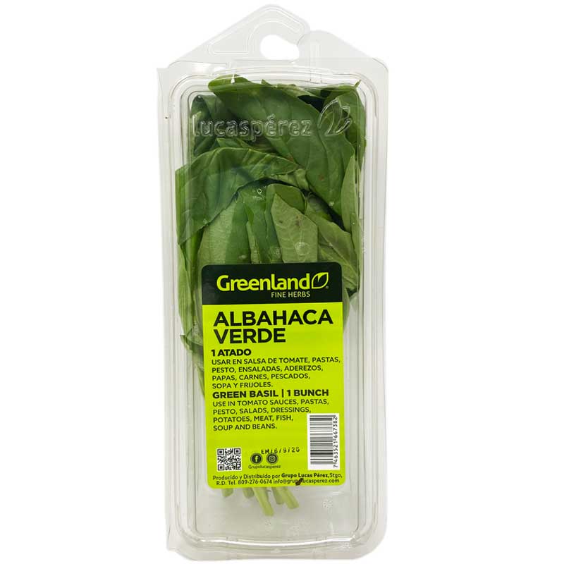 GLP ALBAHACA VERDE GREENLAND CLAMSHELL - SUPERMIX