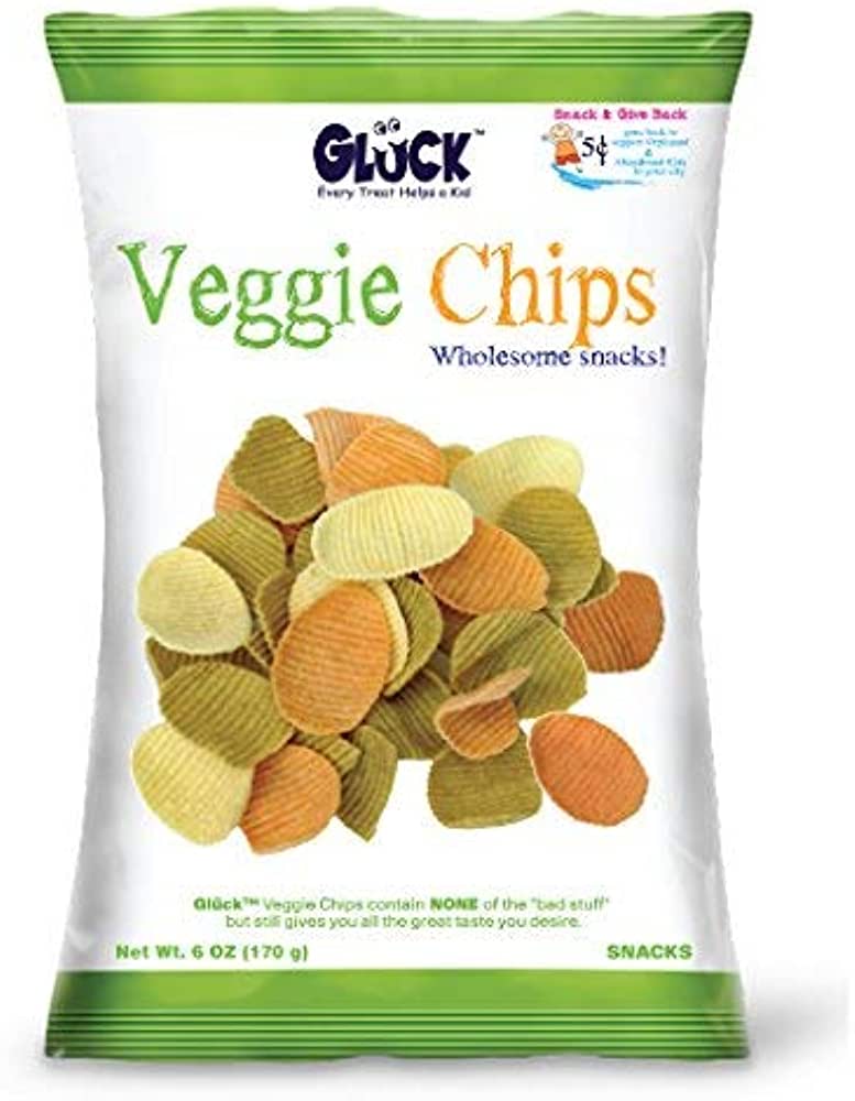 GLUCK VEGGIE CHIPS 100% NATURAL 5 OZ - SUPERMIX