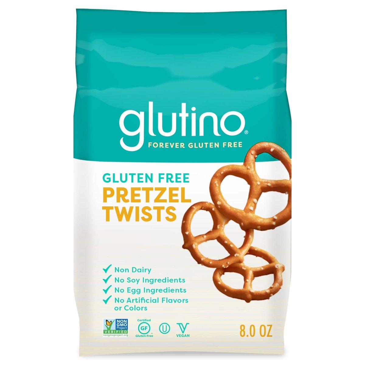 GLUTIN PRETZEL TWISTS 8 OZ - SUPERMIX