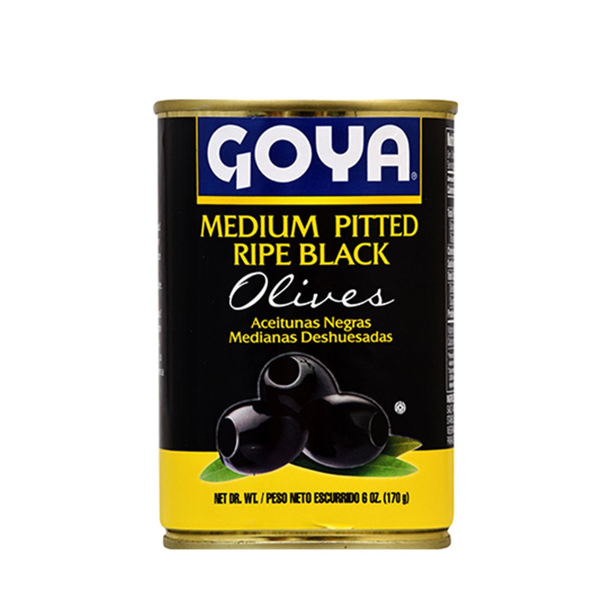 GOYA ACEITUNAS PEQ. NEGRAS S/HUESO 6 OZ - SUPERMIX