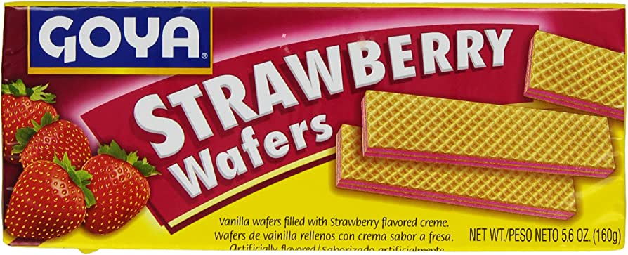 GOYA WAFERS STRAWBERRY 5.6 OZ - SUPERMIX