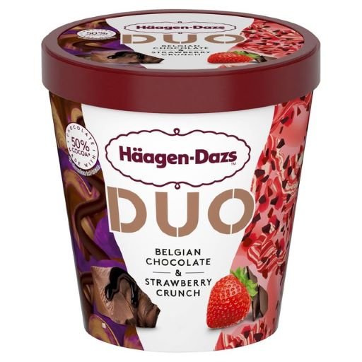 HAAGEN DAZS DUO STRAWBERRY CHOCOLATE 420 GR - SUPERMIX
