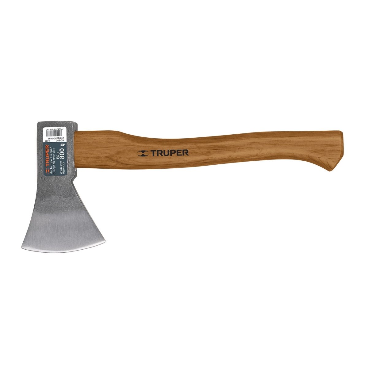HACHA EUROPEA, 800 G, MANGO HICKORY 14".. - SUPERMIX