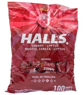 HALLS CHERRY LYPTUS PAQ.100 UND 3.5 GRS - SUPERMIX