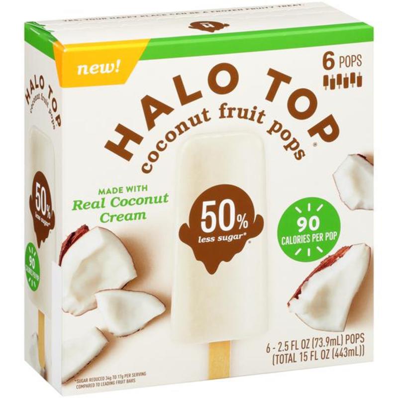 HALO TOP COCONUT FRUIT BAR 15 FZ - SUPERMIX
