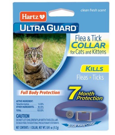 HARTZ COLLAR FLEA CAT 1 CT - SUPERMIX