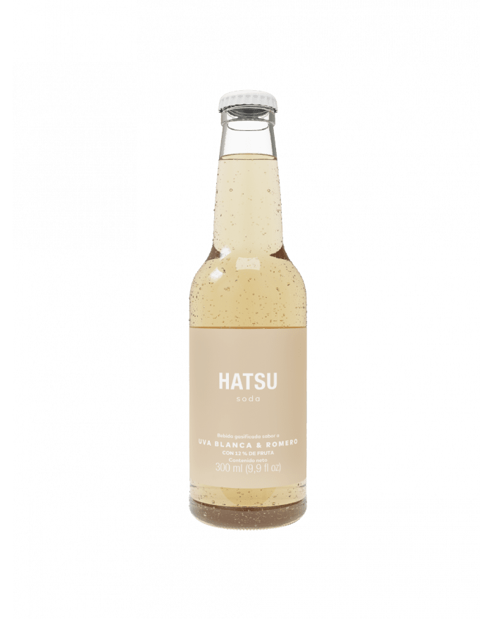 HATSU SODA UVA Y ROMERO 300 ML - SUPERMIX