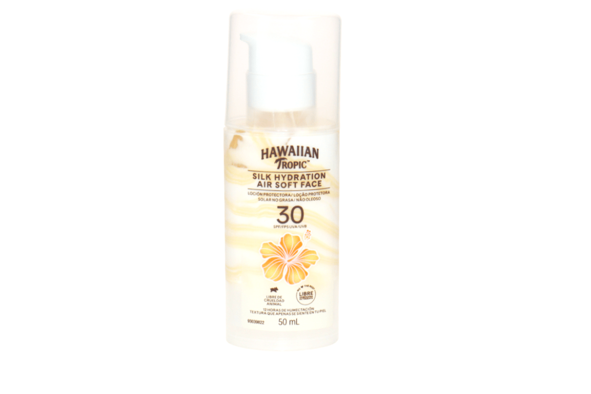 HAWIIAN T. SILK HYDRATION AIR SOFT FACIAL LOCION PROT. SOLAR SPF30 50ML - SUPERMIX