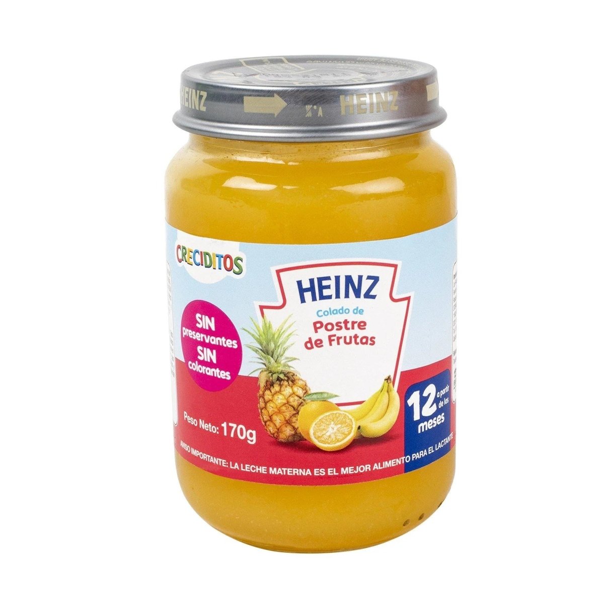 HEINZ COMPOTA CRECIDITOS POSTRE DE FRUTAS 170 GR - SUPERMIX