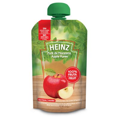 HEINZ COMPOTA MANZANA 100% FRUTA 105 GR FLEX PACK - SUPERMIX