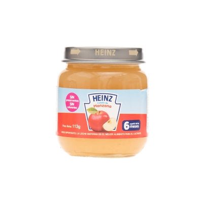 HEINZ COMPOTA MANZANA 113 GR (VIDRIO) - SUPERMIX
