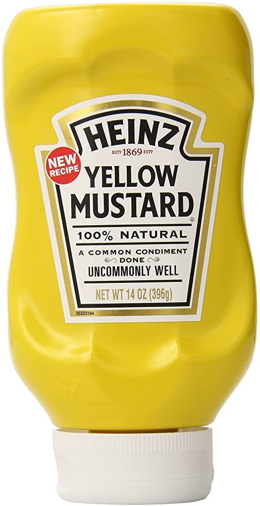 HEINZ MOSTAZA YELLOW PLASTICO 14 OZ - SUPERMIX