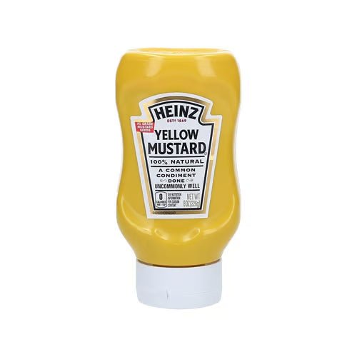 HEINZ MOSTAZA YELLOW PLASTICO 8 OZ - SUPERMIX
