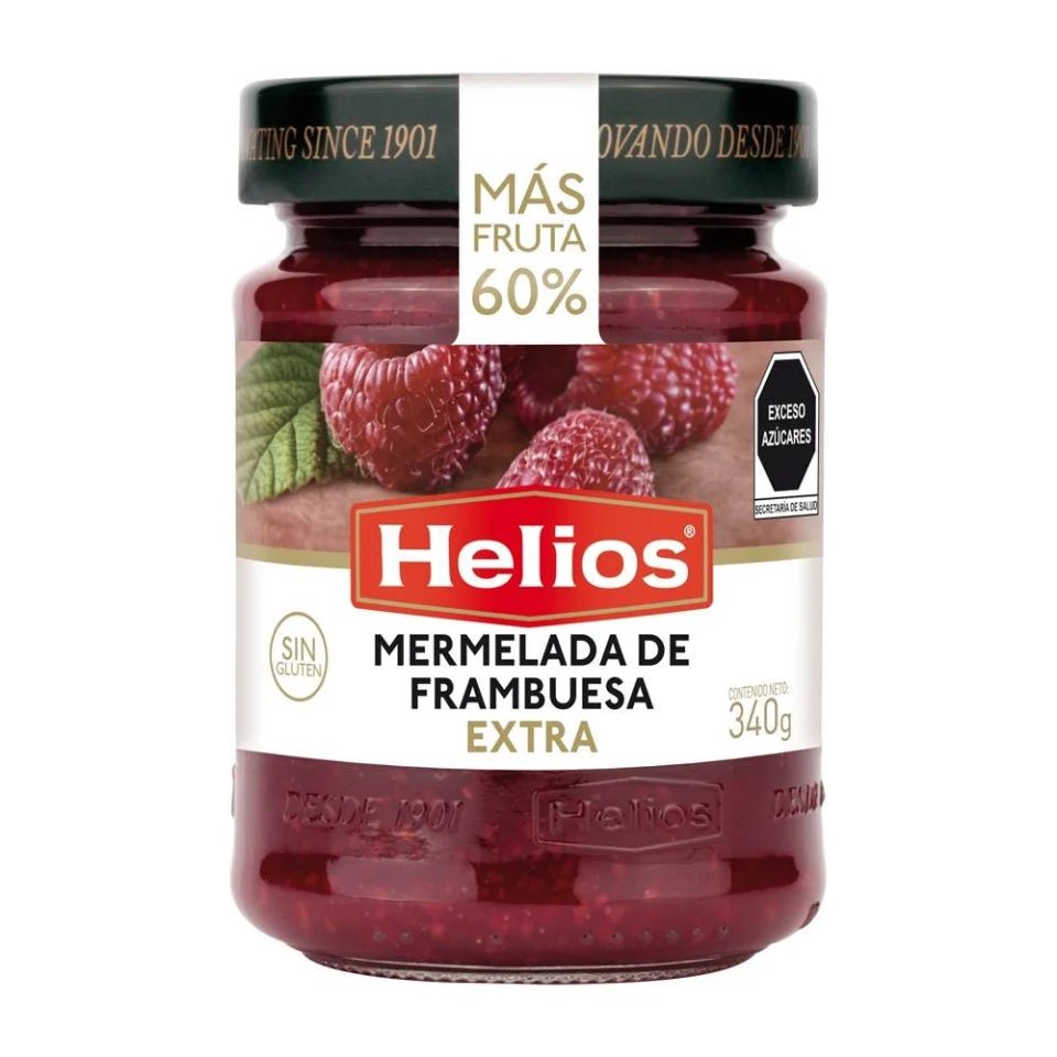 HELIOS MERMELADA DE FRAMBUESA EXTRA 340 GR - SUPERMIX