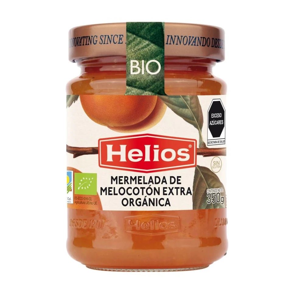 HELIOS MERMELADA DE MELOCOTON ORGANICA 340 GR - SUPERMIX