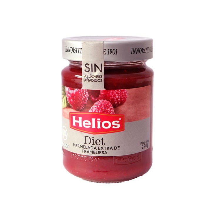 HELIOS MERMELADA FRAMBUESA DIET S/AZUCAR 280 GR - SUPERMIX