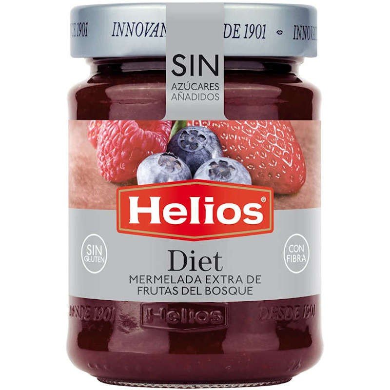 HELIOS MERMELADA FRUTAS BOSQUE DIET S/AZUCAR 280 GR - SUPERMIX