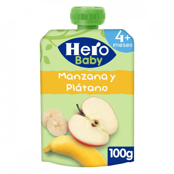 HERO COMPOTA EN BOLSITA HB MANZANA/PLATANO - SUPERMIX