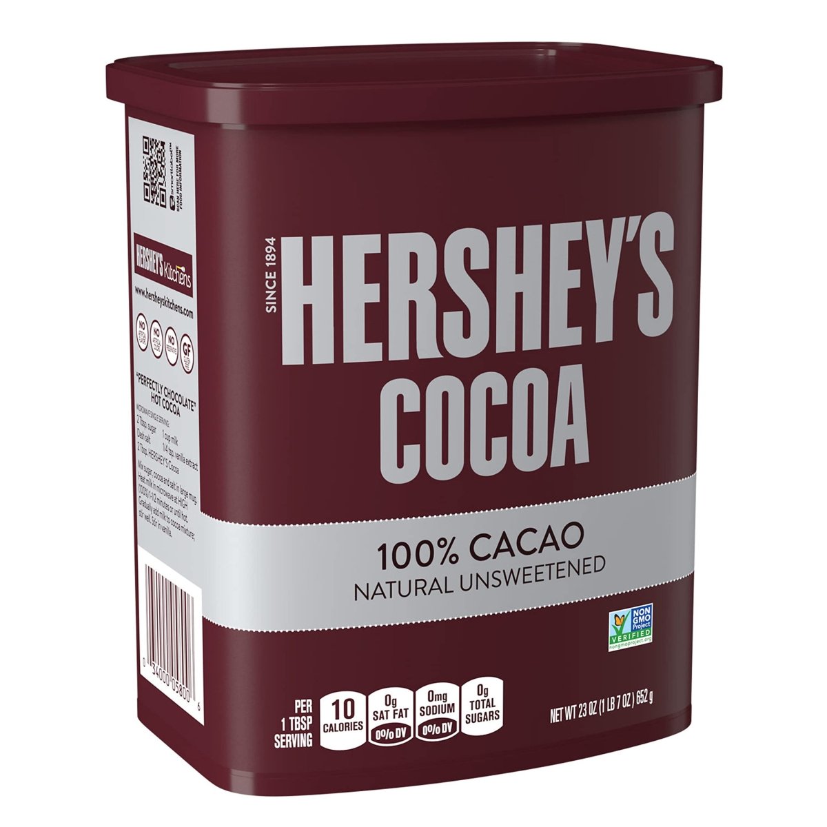 HERSHEY COCOA UNSWEETENED CAN 23 OZ - SUPERMIX