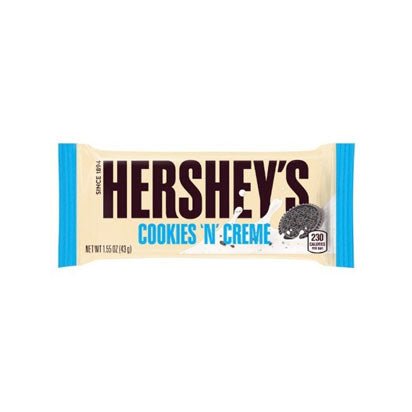 HERSHEY'S CHOCOLATE COOKIES & CREME BARRA 1DIS/36 CT 1.55 OZ - SUPERMIX