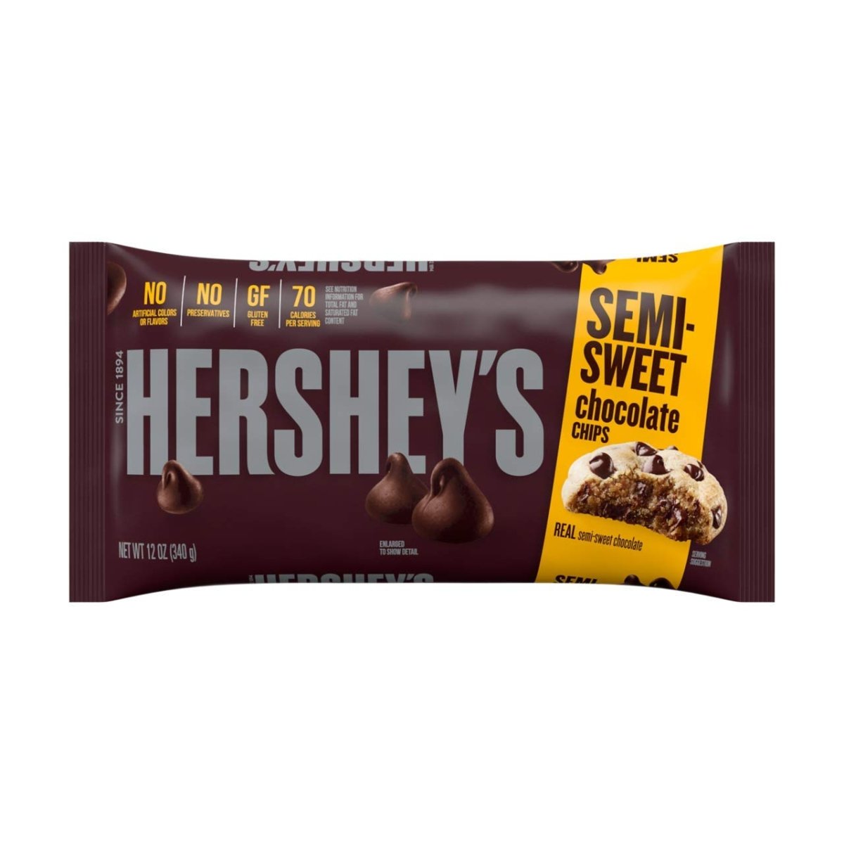 HERSHEYS SEMI SWEET CHOCOLATE CHIPS 12 OZ - SUPERMIX