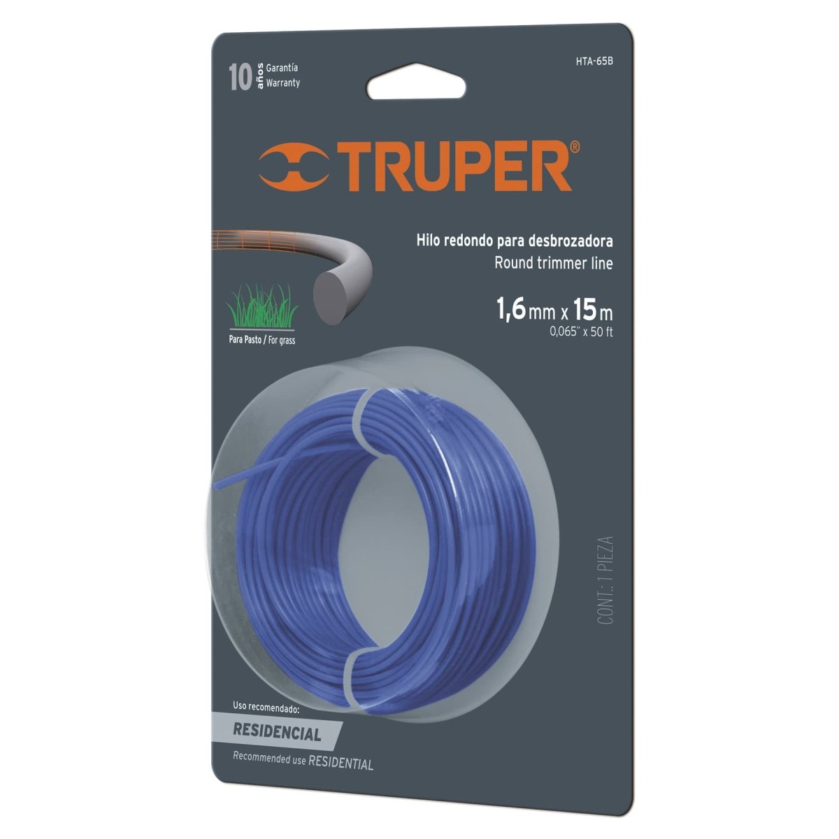 HILO REDONDO, 15 M X 1.6 MM, BLISTER - SUPERMIX