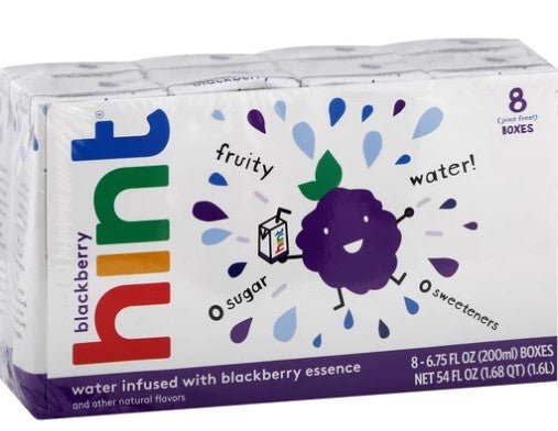 HINT WATER BLKBRY KDS 8PCK - SUPERMIX