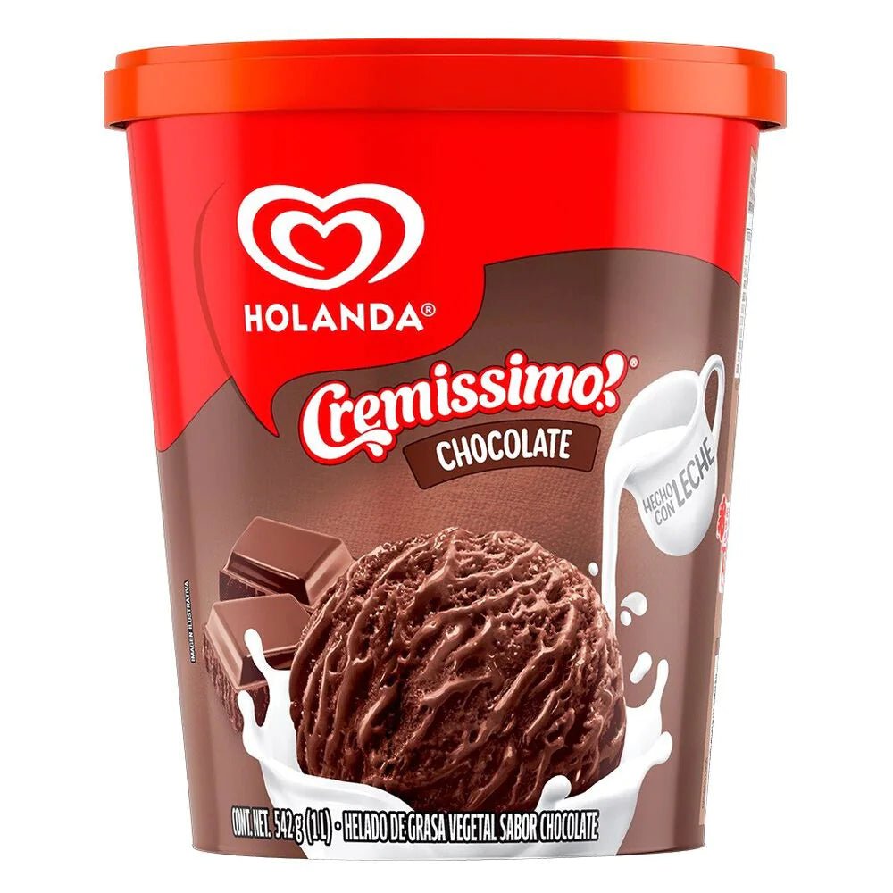 HOLANDA HELADO CHOCOLATE 1 LT - SUPERMIX