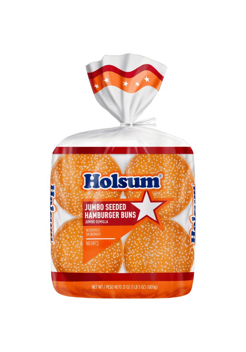HOLSUM HAMBURGER BRIOCHE JUMBO 21 OZ - SUPERMIX