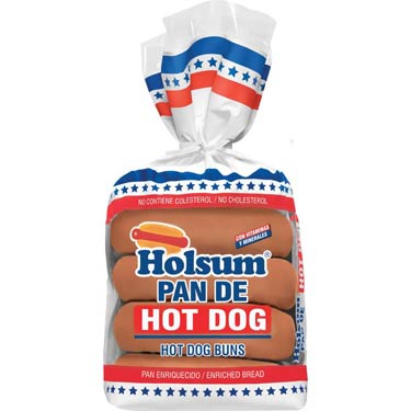HOLSUM PAN HOT DOG 12 OZ - SUPERMIX