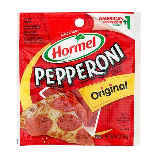 HORMEL PILLOW PEPPERONI 6 OZ - SUPERMIX