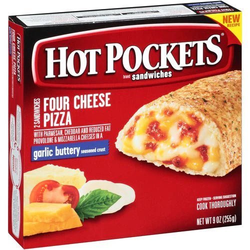 HOT POCKT FOUR CHEESE PIZZA 9 OZ - SUPERMIX