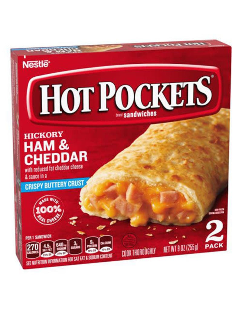 HOT POCKT HAM & CHEESE 9 OZ - SUPERMIX