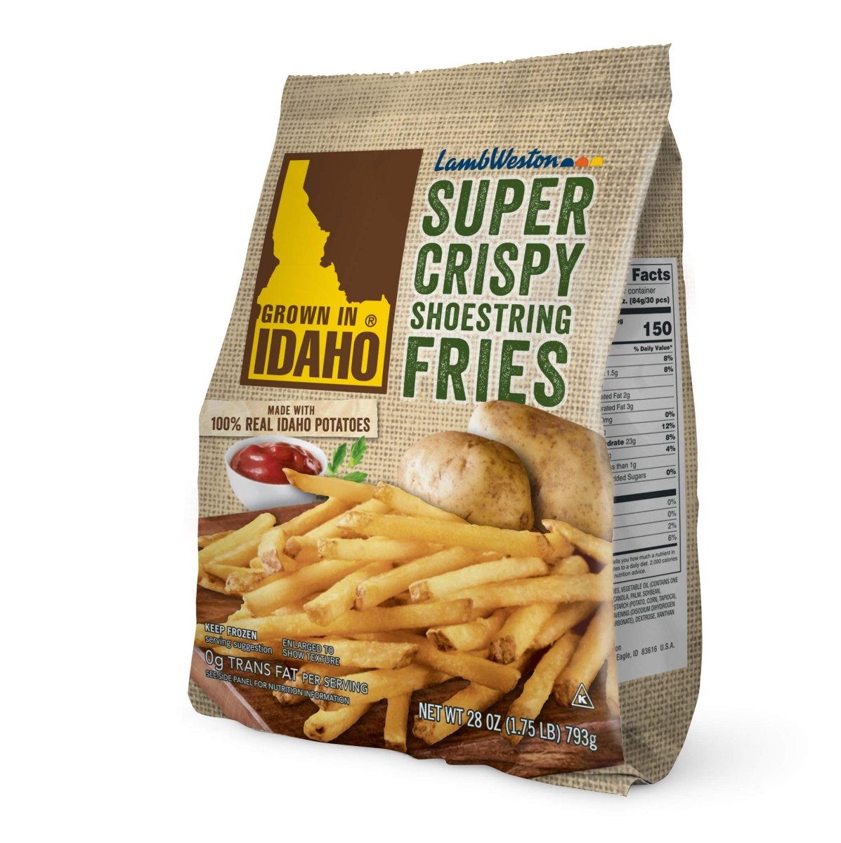 IDAHO CRSPY SHSTRG FRIES 28 OZ - SUPERMIX