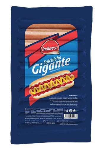 INDUVECA SALCHICHA HOT DOG GIG 8/1 - SUPERMIX