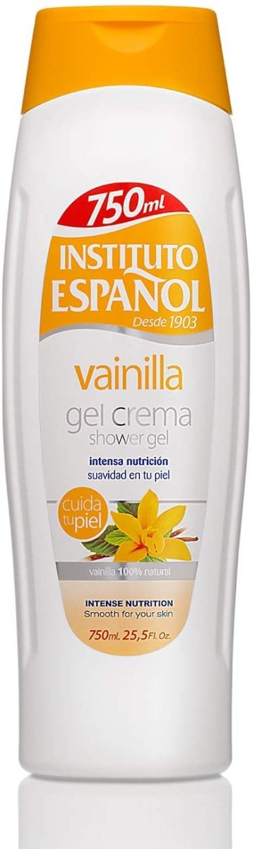 INSTITUTO ESPANOL GEL DE BANO LECHE Y VAINILLA 750 ML - SUPERMIX