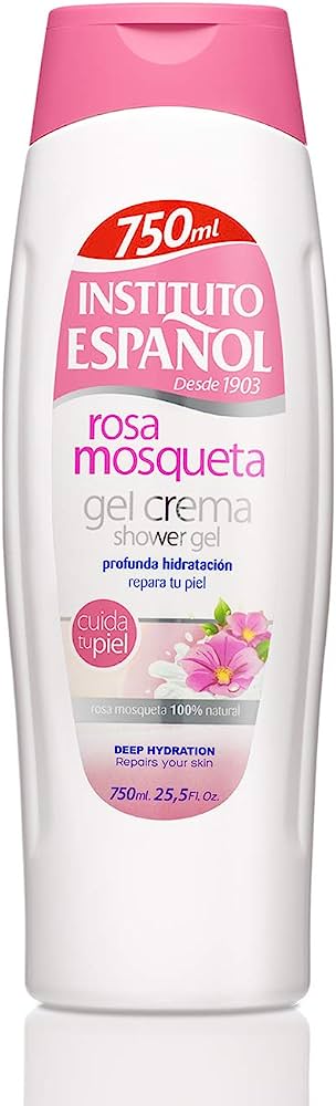 INSTITUTO ESPANOL GEL DE BANO Y DUCHA ROSA MOSQUETA 750 ML - SUPERMIX
